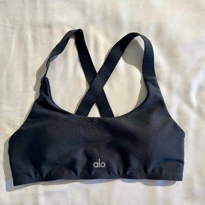 Alo Dark Grey Sports Bra Size Small